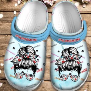 Nurse Mom Crocs Clog Shoes  Wise Peaceful Unique Crocbland Clog Birthday Gift For Woman Girl Friend